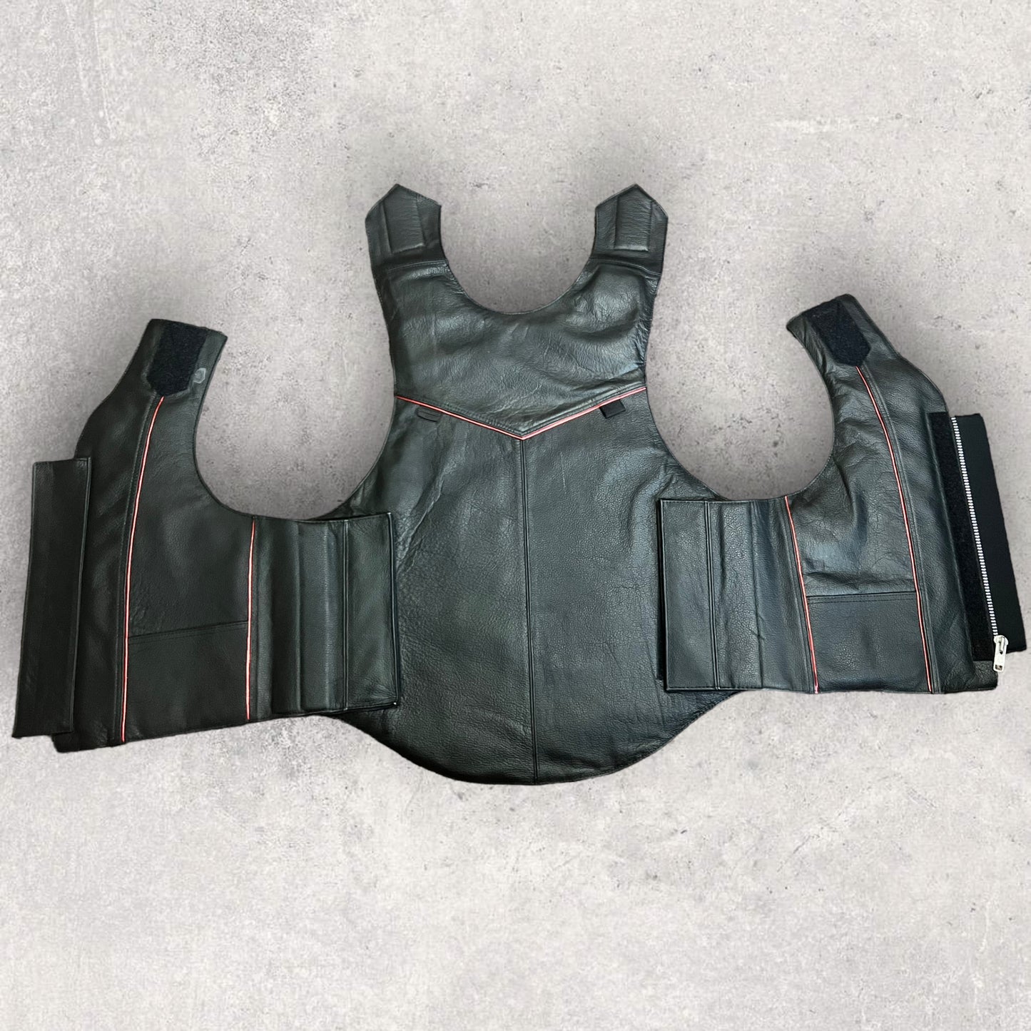 Adult Bull Riding Leather Vest