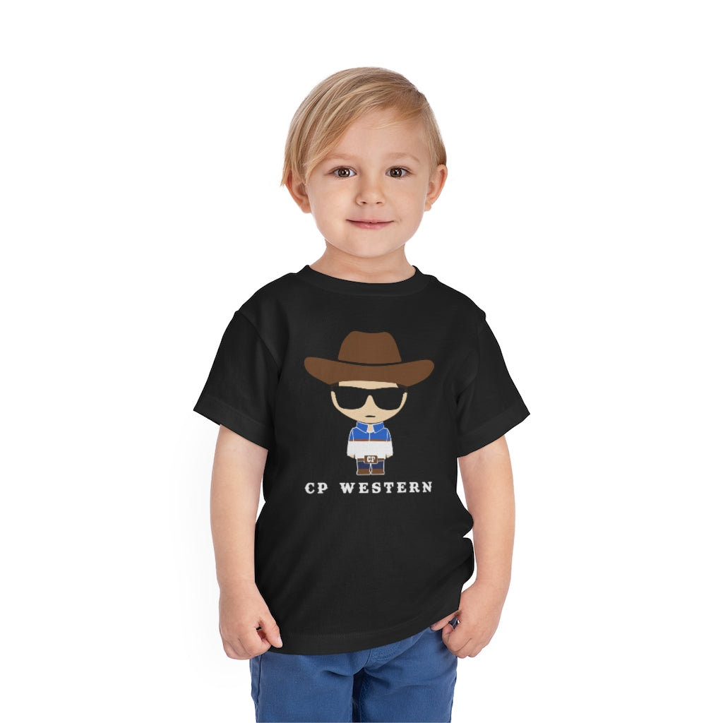 If She Wants a Cowboy Toddler Short Sleeve Tee