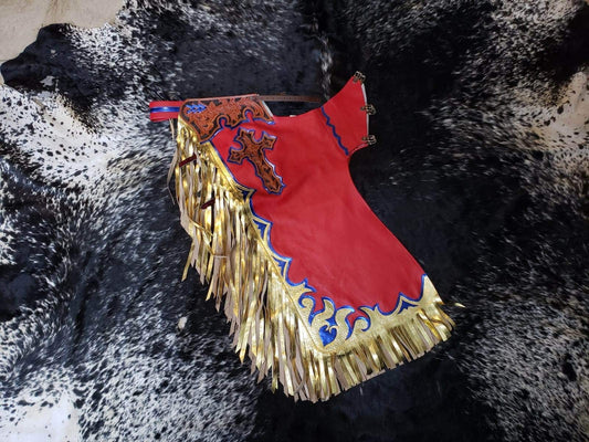 Adult Bull Riding Chaps Semi Custom