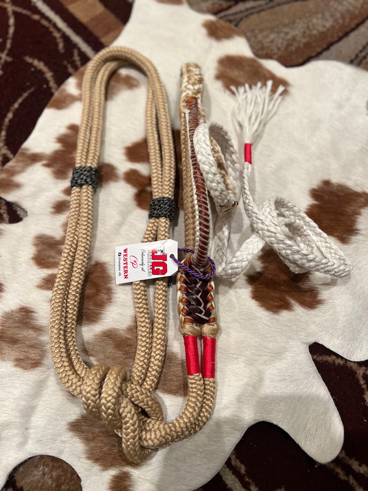 Right hand American steer rope