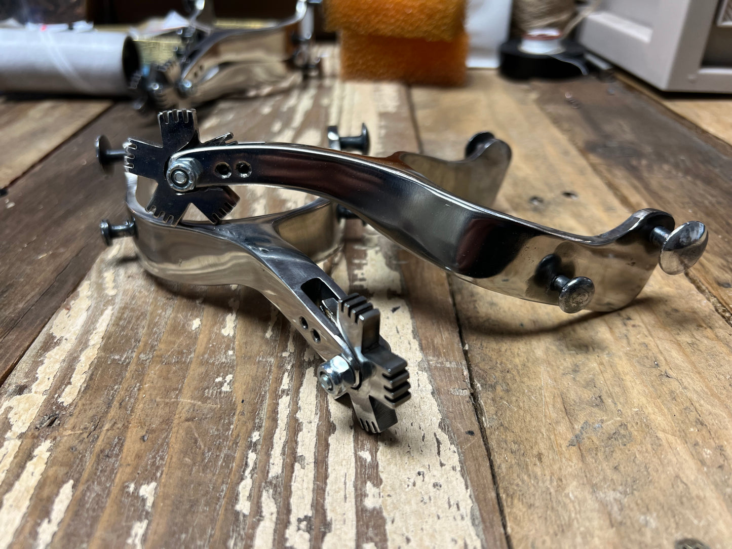 3” Bull Riding Spurs